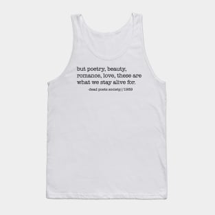 Dead Poets Society Tank Top